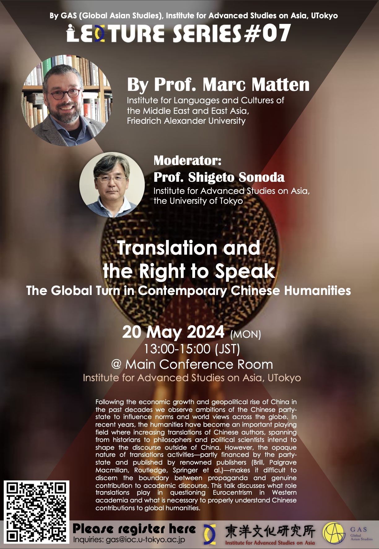 Translation and the Right to Speak: The Global Turn in Contemporary Chinese Humanities