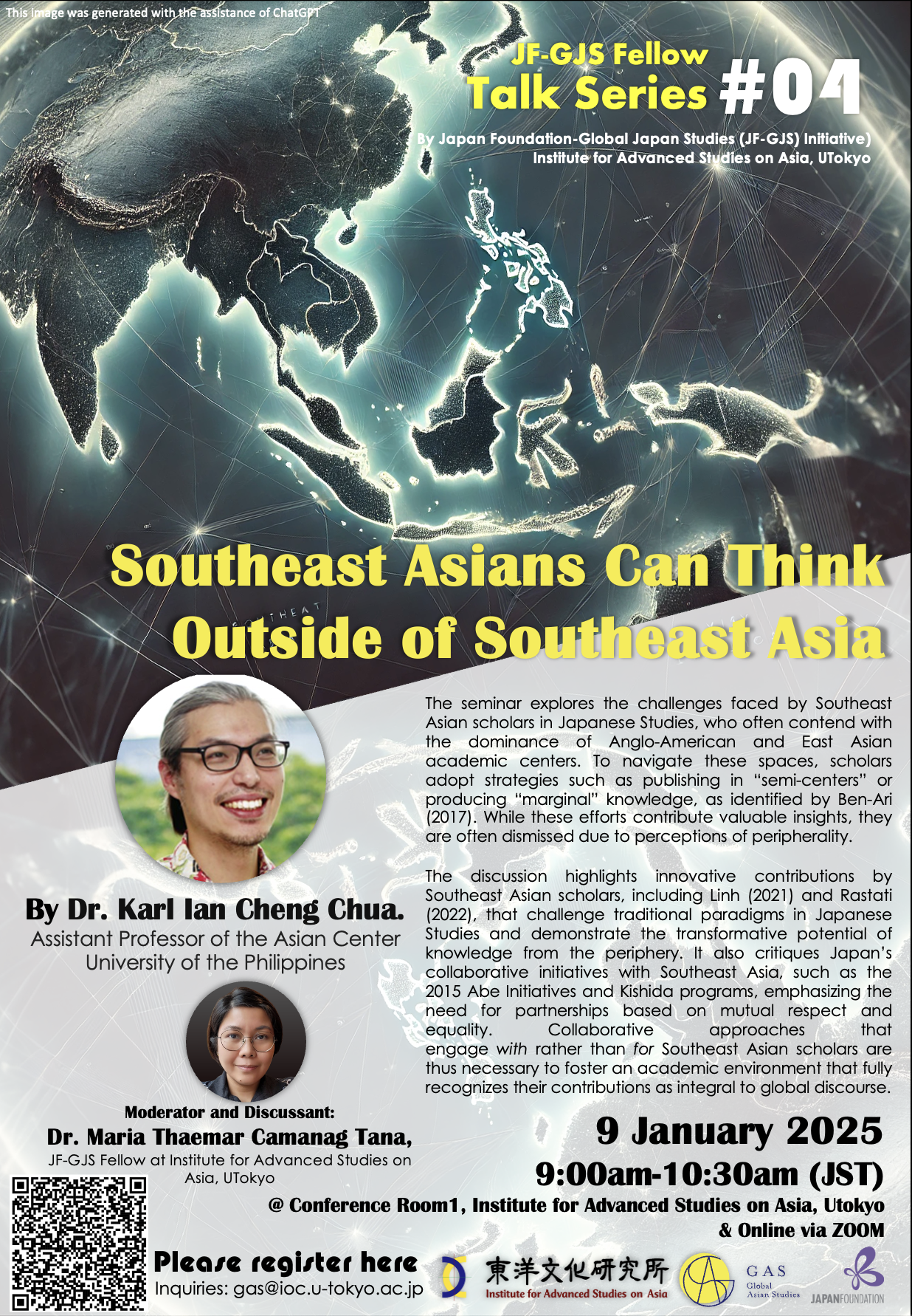 Southeast Asian Can Think Outside Southeast Asia